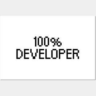 100% Developer Posters and Art